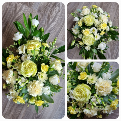 Floral arrangements - Lovely floral arrangements for funerals, choice of colours available or florist choice.